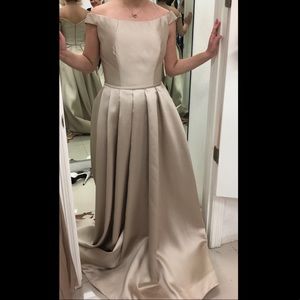 Champagne formal dress
